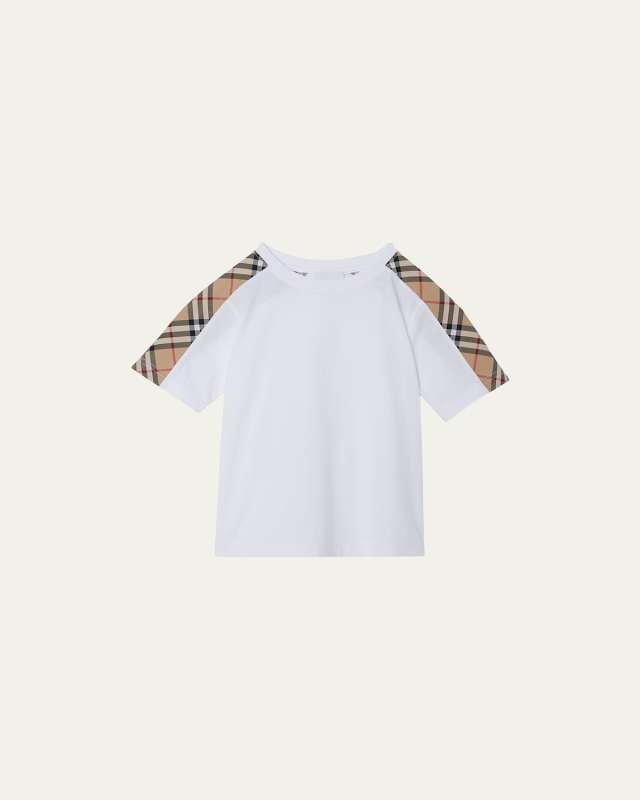 Boy's Walton Vintage Check T-Shirt, Size 3-14